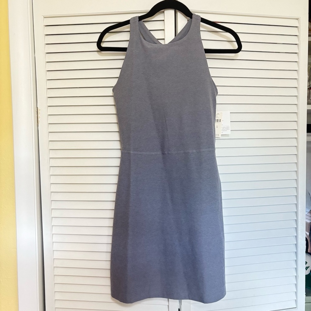 Beyond Yoga Heather Gray Mini Dress